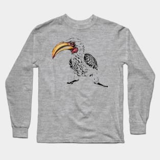 Yellow-billed Hornbill | African Wildlife Long Sleeve T-Shirt